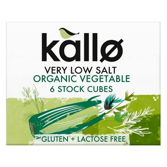 Kallo very low salt organic vegetable 6 stock cubes