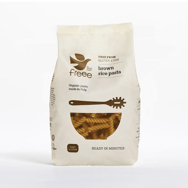 Doves Farm Organic Brown Rice Fusilli Pasta Gluten Free, 500g