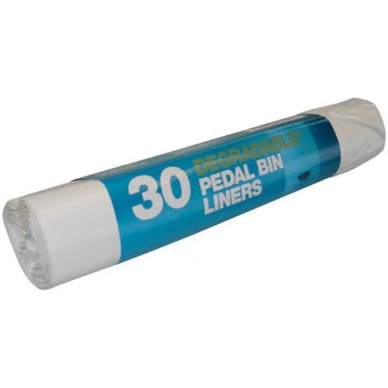 30 degradable pedal bin liners