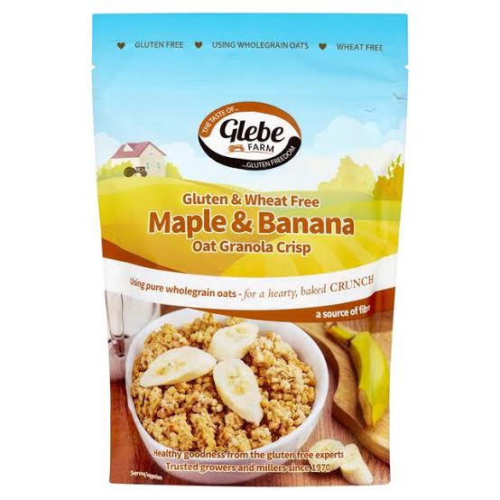 Gluten free maple & banana oat granola