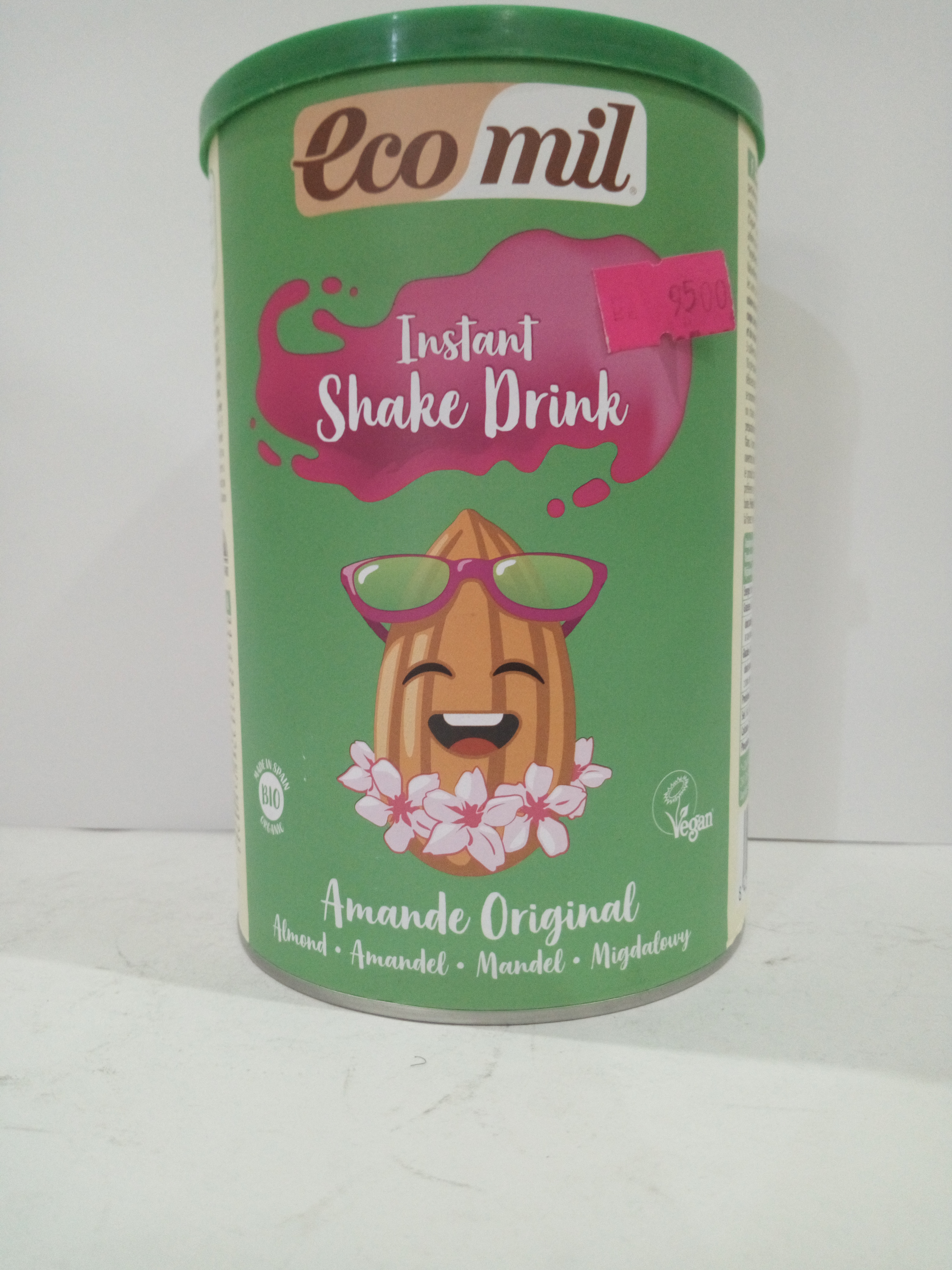 Eco mil instant shake drink amande original