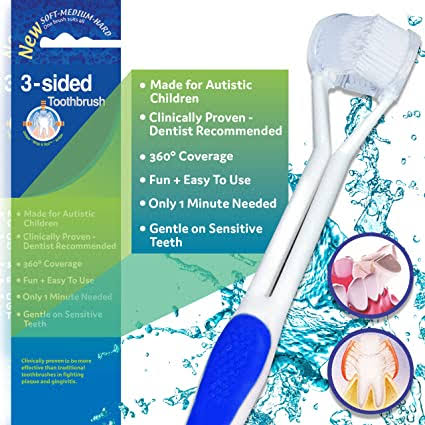 BA1 Sensory 3-sided toothbrush