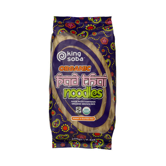 King soba organic noodles, made with organic brown rice wheat & gluten free