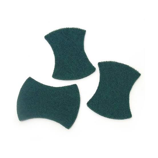 Eco force recycled heavy duty kitchen scourer pads