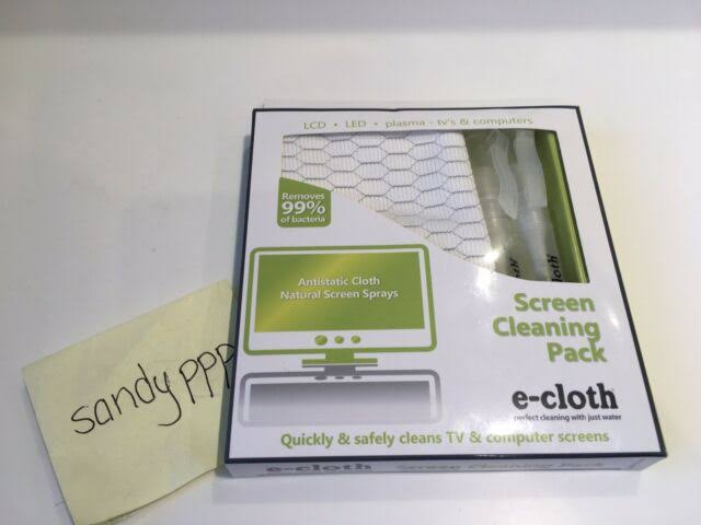 Screen cleaning pack e-cloth