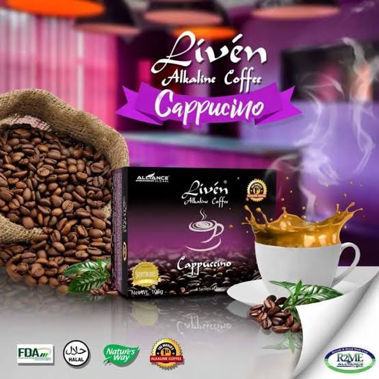 Alliance liven alkaline coffee cappuccino