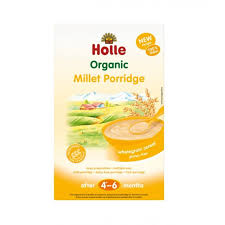 Holle organic millet porridge whole grain cereal gluten-free