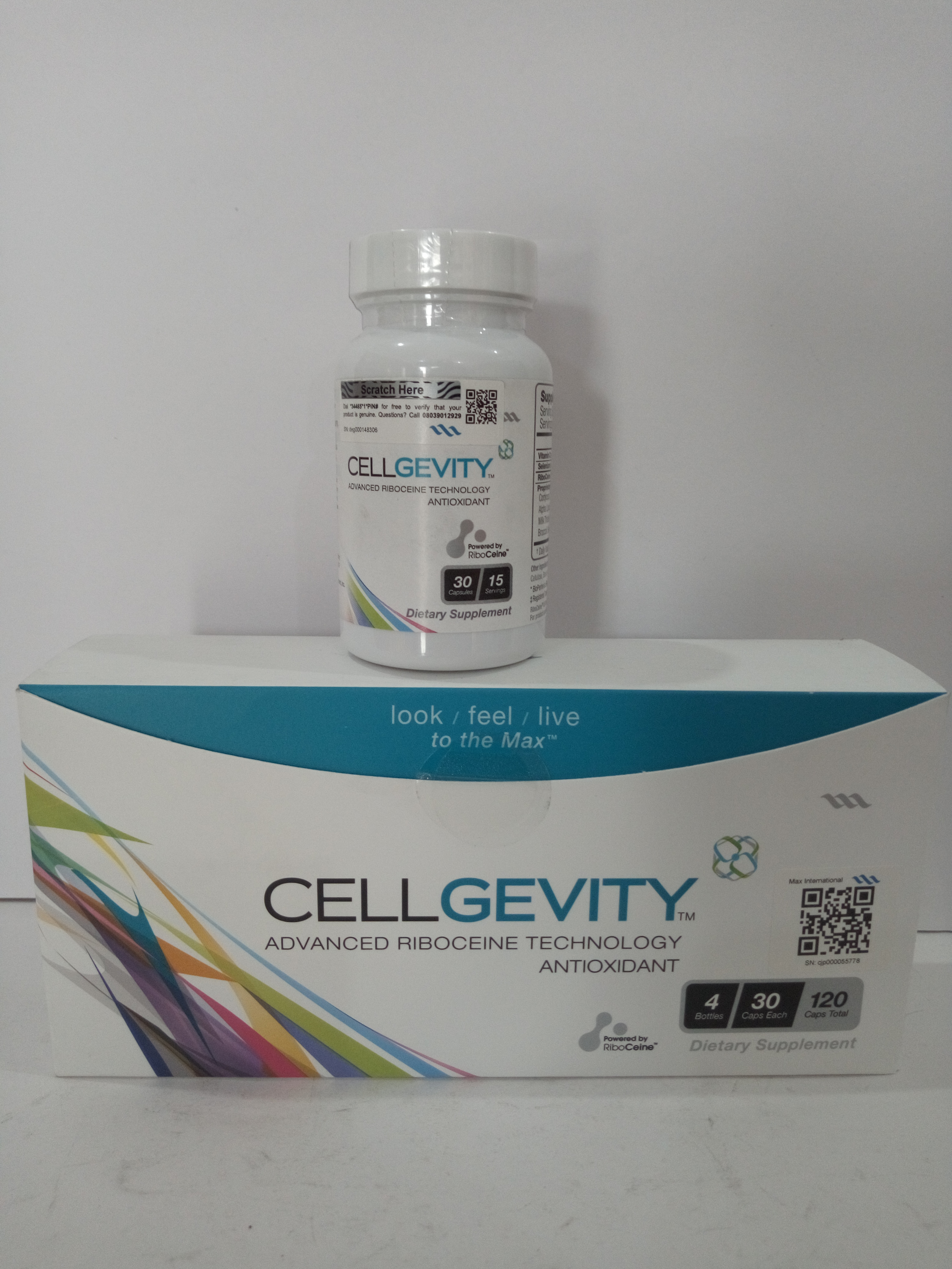 Cellgevity advance riboceine technology antioxidant